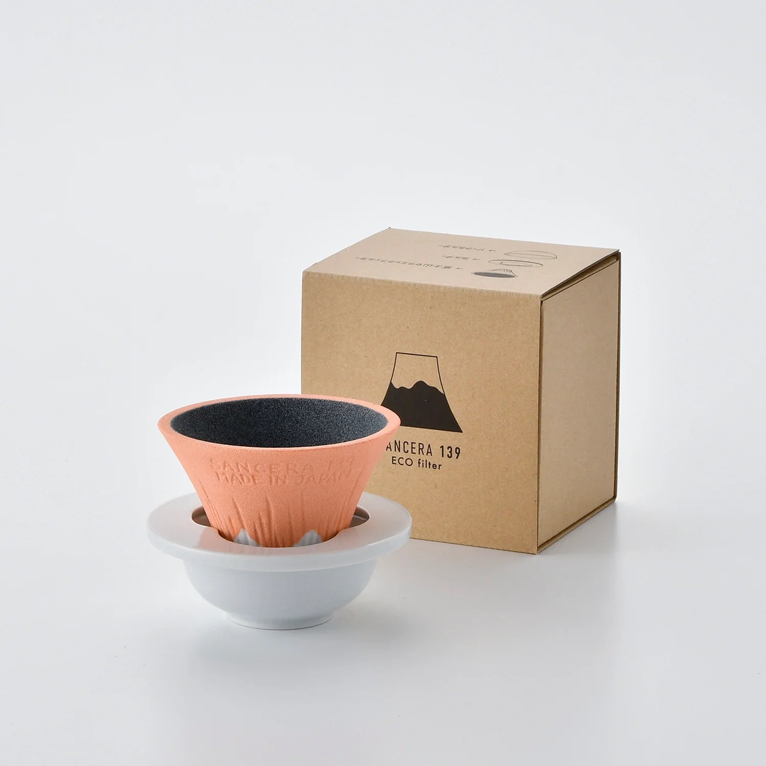 SANCERA 139 - COFIL fuji 富士山濾杯 日本製 |陶瓷咖啡免濾紙濾杯|波佐見燒