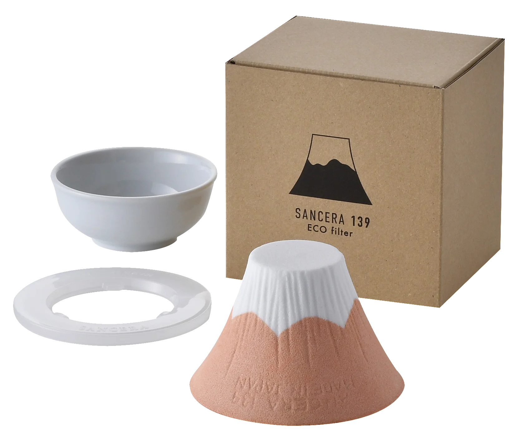 SANCERA 139 - COFIL fuji 富士山濾杯 日本製 |陶瓷咖啡免濾紙濾杯|波佐見燒