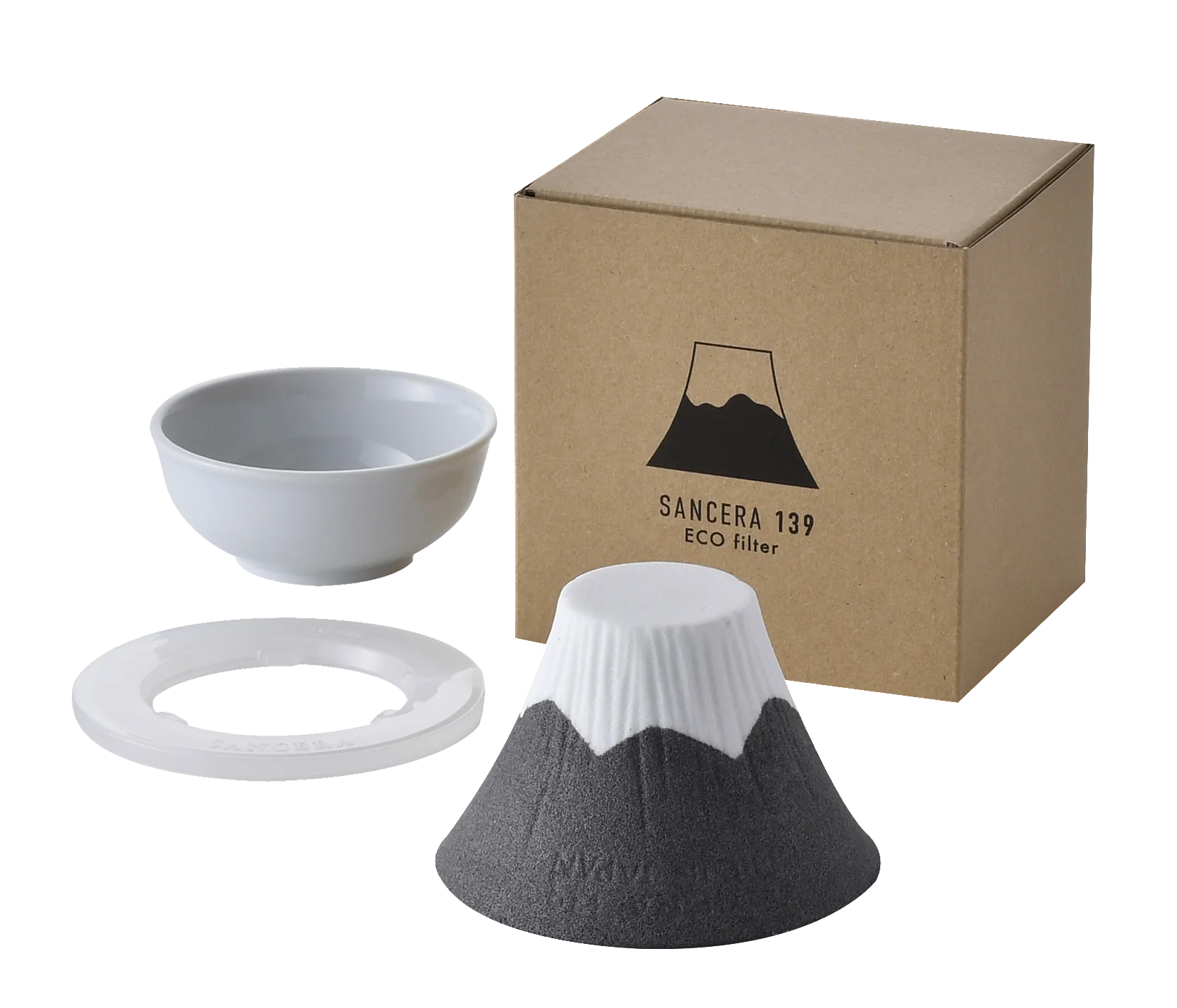 SANCERA 139 - COFIL fuji 富士山濾杯 日本製 |陶瓷咖啡免濾紙濾杯|波佐見燒