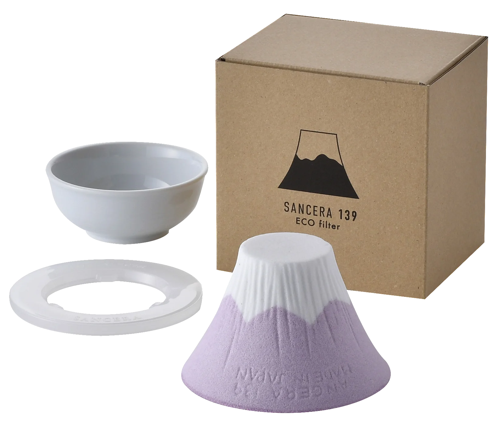 SANCERA 139 - COFIL fuji 富士山濾杯 日本製 |陶瓷咖啡免濾紙濾杯|波佐見燒